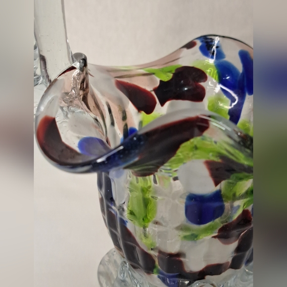 Beautiful Glass Vintage Austrian Posy Basket.  Gorgeous Gift. - Picture 8 of 10